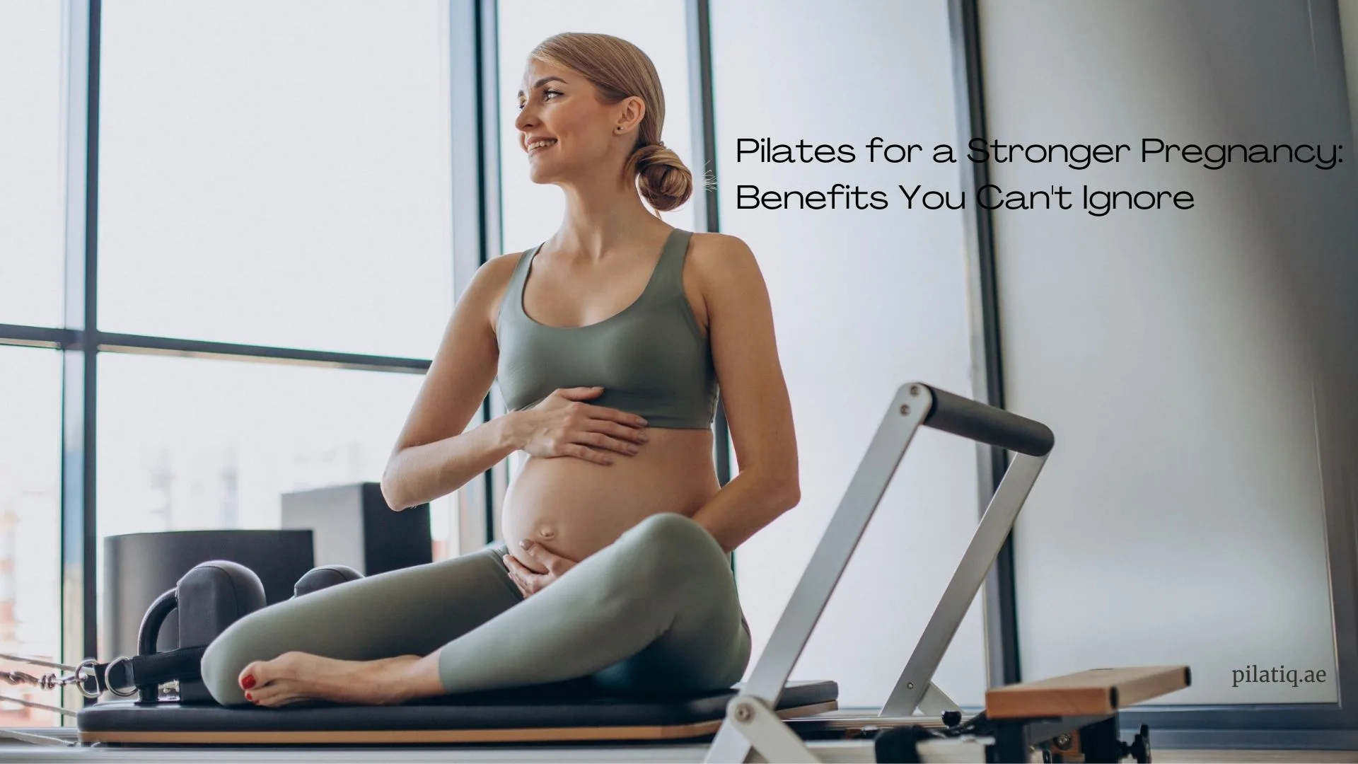 Pilates for pregnant women at pilatiq fitness studio